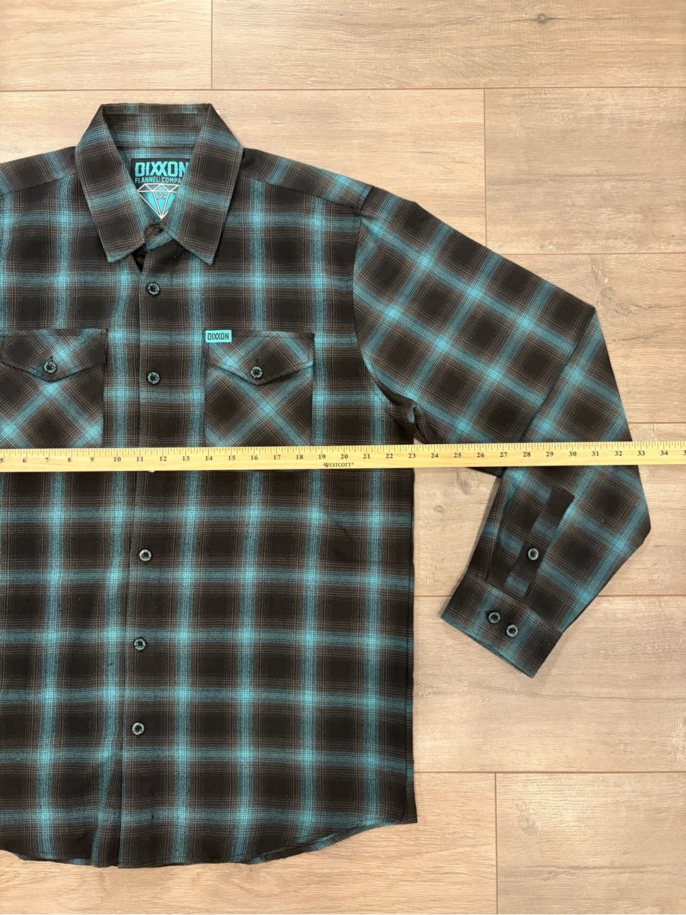 Dixxon Flannel Co Shirt Mens L The Diamond Form Function Flannel - Picture 3 of 8